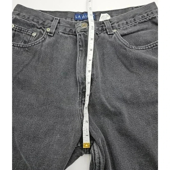 Vintage LA Blues Women's Size 10 Black High Rise Relax Fit 90s Jeans - Picture 8 of 9